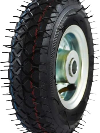 TNT Roda 2.50-4 Com Câmara, Pneu e Rolamento para Carrinho de Mão